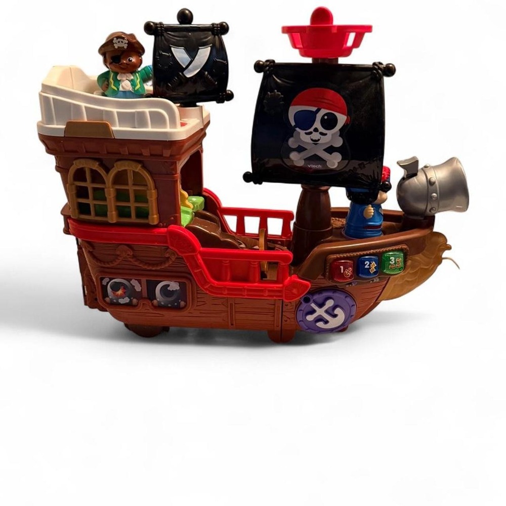 Retired VTech Treasure Seekers Pirate Ship Interactive Learning Playset